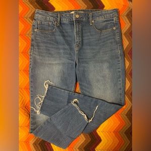 [3/$15] Straight High Rise Jeans - 14 - Old Navy
